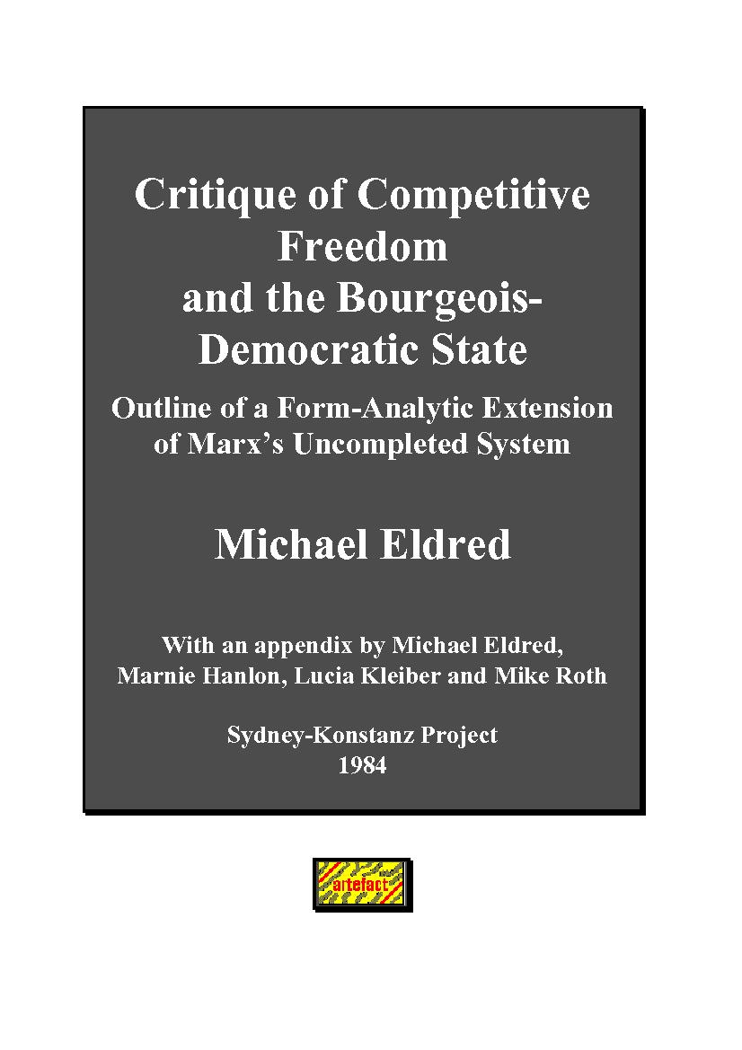 Critique of Competitive Freedom...