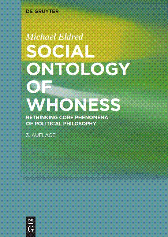 Social Ontology of Whoness 3rd ed.